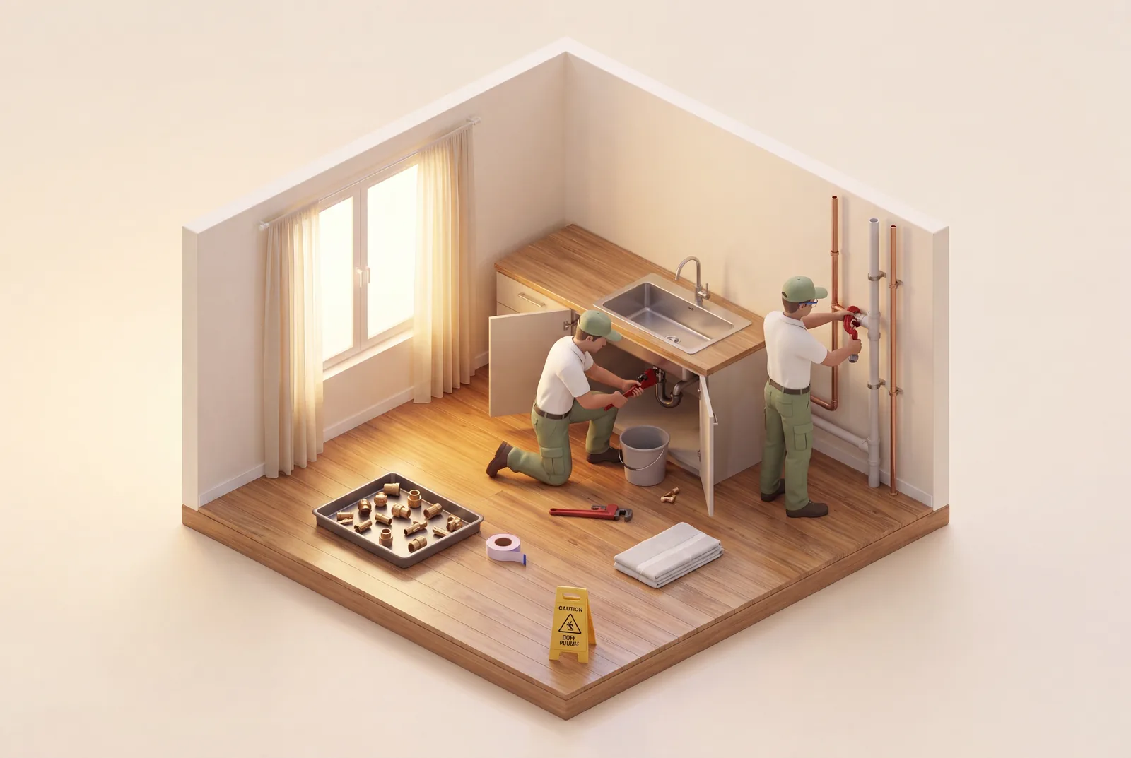 Metric Industries plumbing repair service