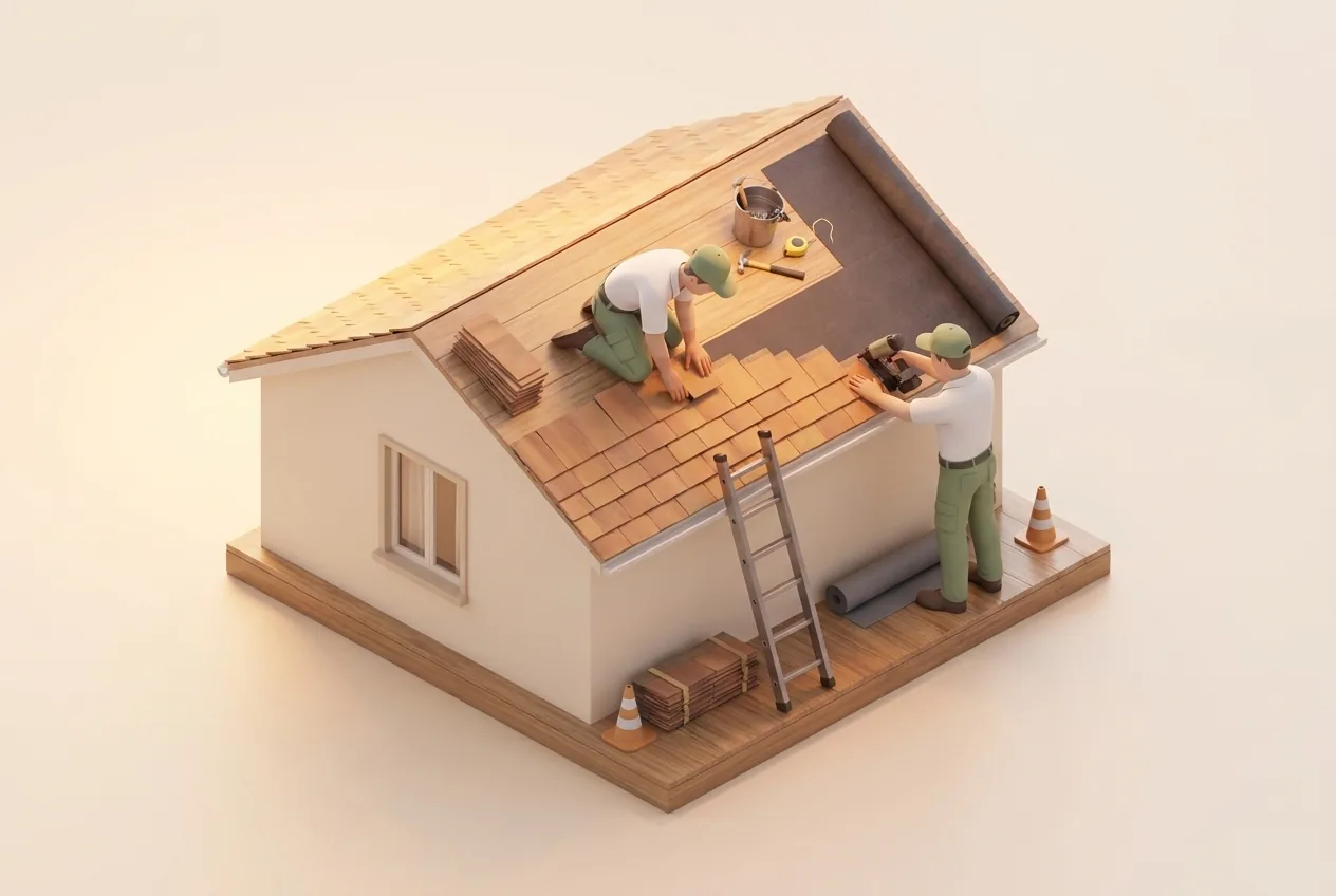 Metric Industries roof repair service