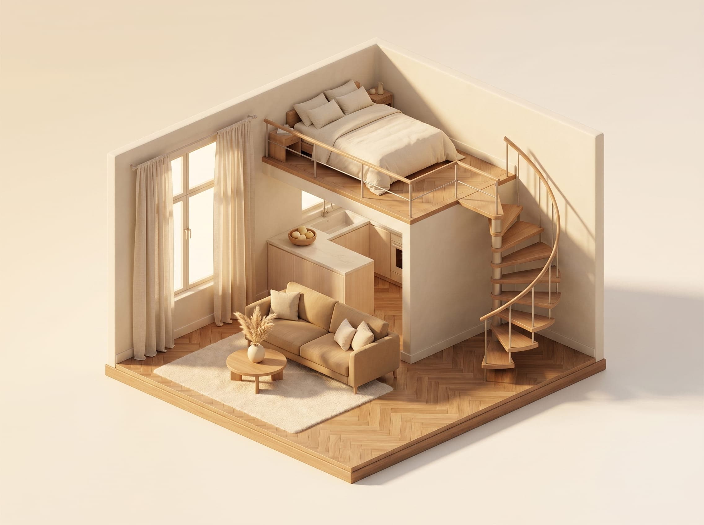 A finished, move-in-ready apartment prepared by Metric Industries
